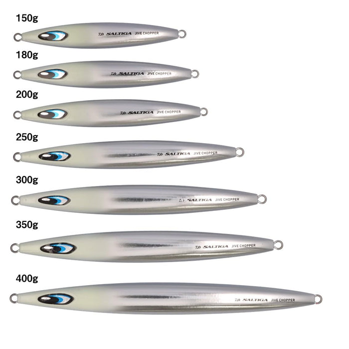 Daiwa Saltiga Jive Chopper Jig 180G 橙色斑馬發光適合慢速跳汰機