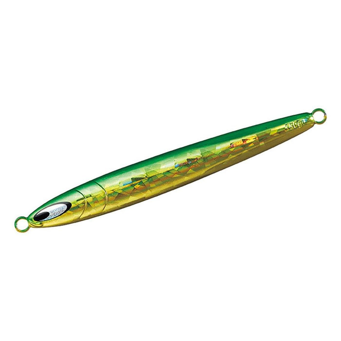 Daiwa Tachiuo Kagamiba Jig 130G Green Gold Crushed Holo Lure