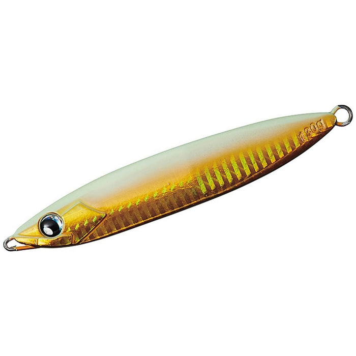 Daiwa Tachiuo Kagamiga Jig Basic 160G 平行全息发光金色诱饵