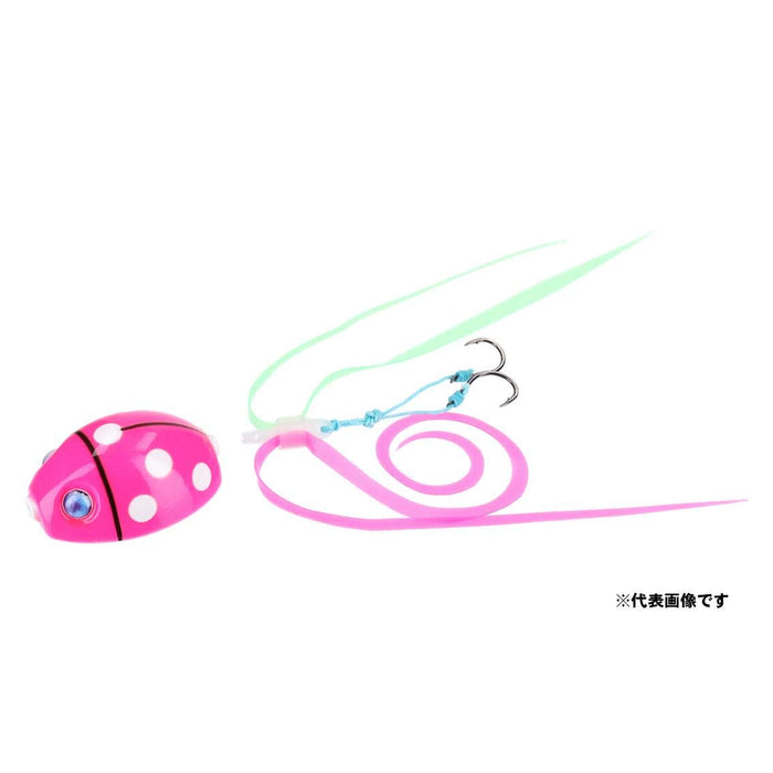 Daiwa Tairaba Kouga 80G Nakai Lady Bug Lure Dot Pink Free Bay Rubber