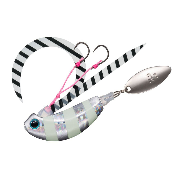 Daiwa Tairaba Kouga Blade Breaker Tamakami 120G Ph Zebra Glow Lure