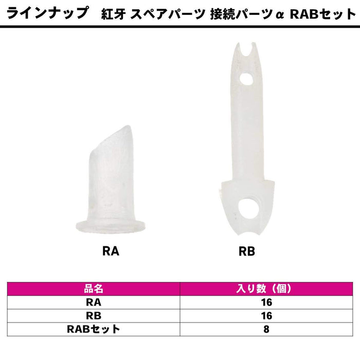 Daiwa Tairaba Spare Parts Kouga Connection α Rab Set for Fishing Maintenance