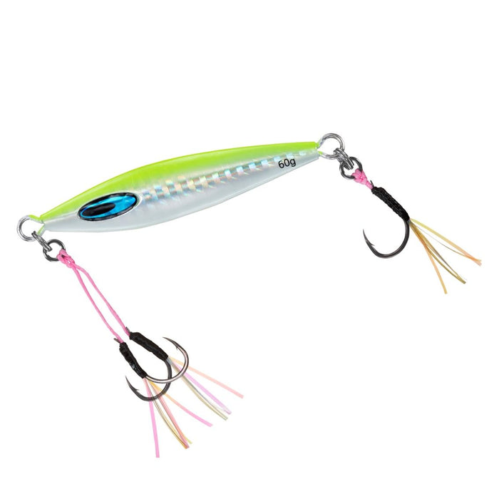 Daiwa Tungsten Jig Saltiga FK TG SLJ 30G 螢光粉圖表 Glowberry