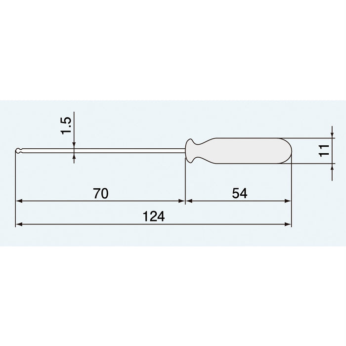 Engineer 1.5mm Db-15 Ball Driver with Opposite Side by Engineer Brand