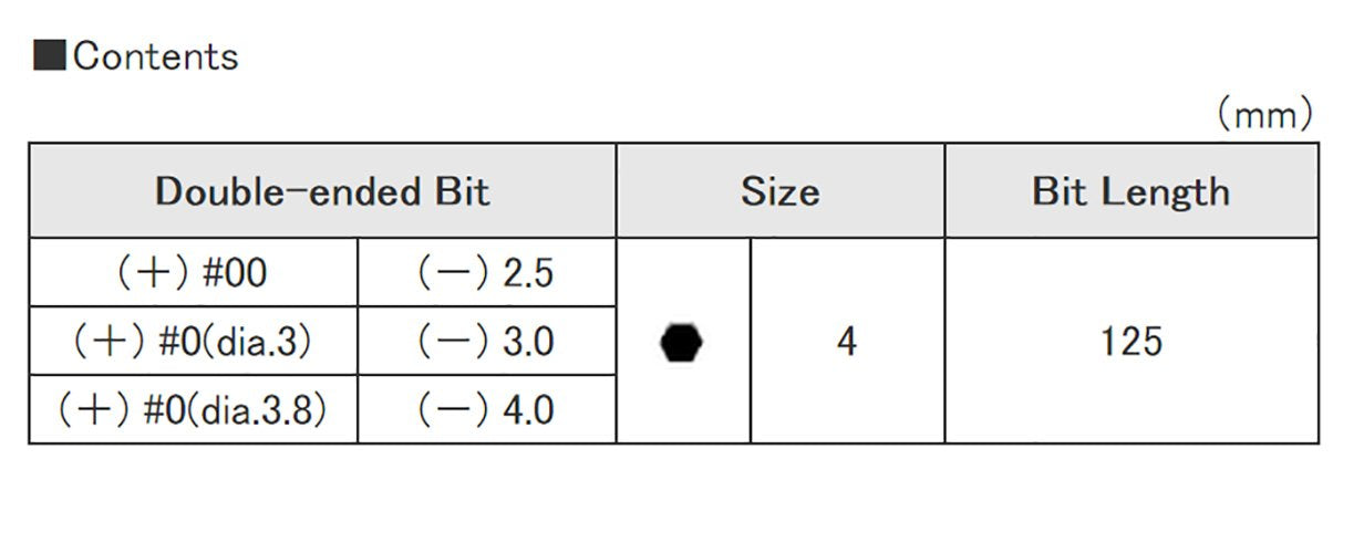 Engineer Interchangeable Precision Screwdriver Set DK-13 - 00/0/0 Sizes