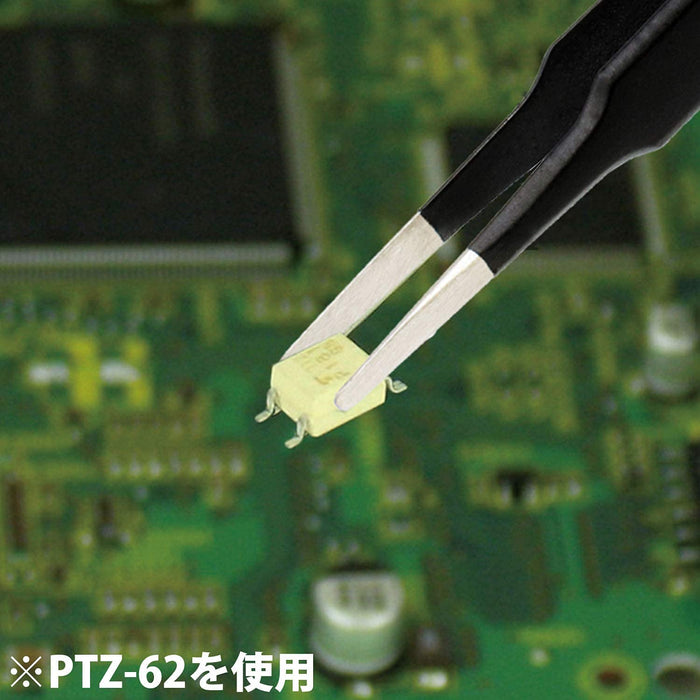 工程師用於細節工作的 ESD 安全精密鑷子 PTZ-62