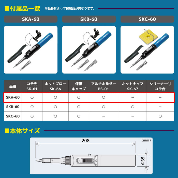 Engineer Ska-60 Kotelyzer 高級瓦斯烙鐵 - 高性能