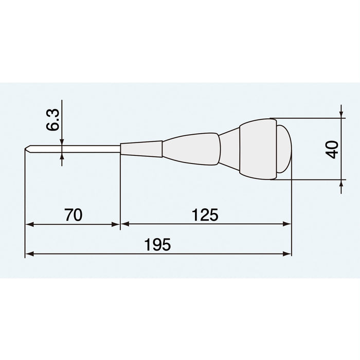 Engineer Master Grip 驱动器 6x1mm - 高精度 DG-09 工具