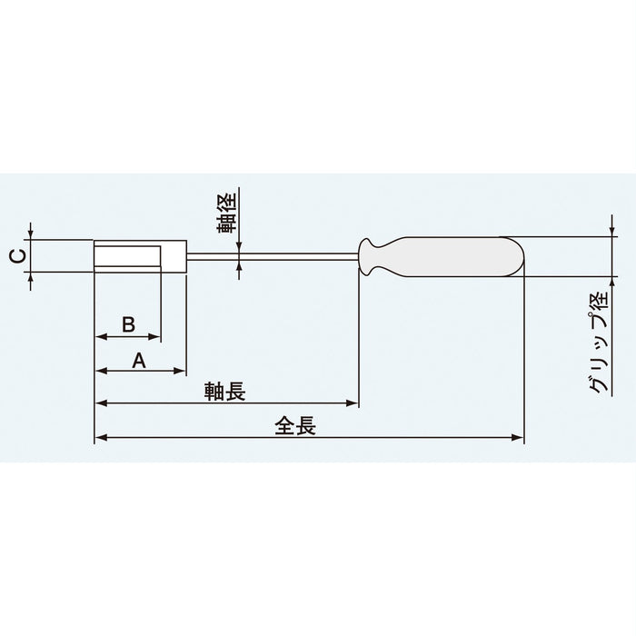 Engineer 9mm Nut Driver Model DN-09 Durable Hand Tool