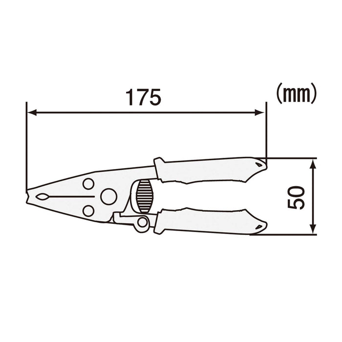 Engineer Brand PA-07 Wire Stripper Ideal for Thick Wires