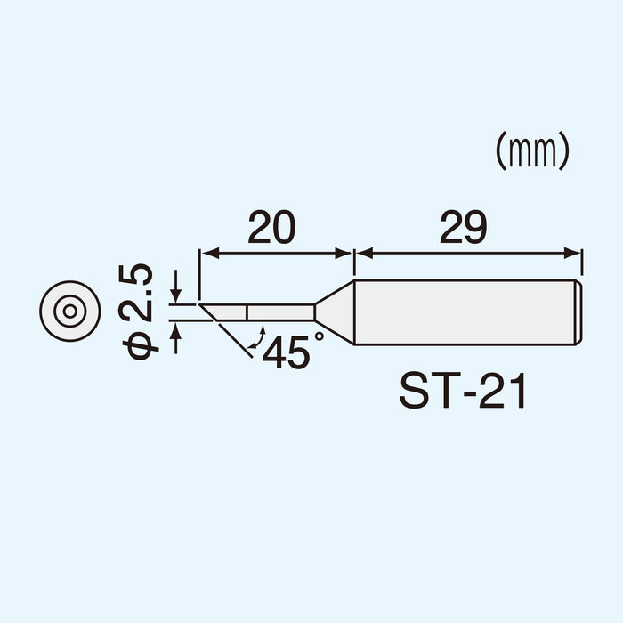 Engineer SK-40 系列烙鐵，附 2.5 x 2mm ST-21 烙鐵頭