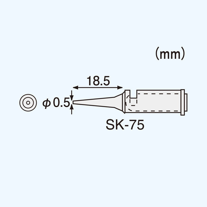 Engineer SK-75 Soldering Iron Tip Compatible with SK-70 Series