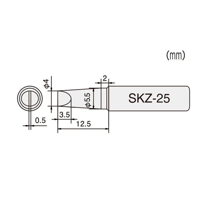 工程師烙鐵頭 SKZ-25 - 工程師設計的高性能工具