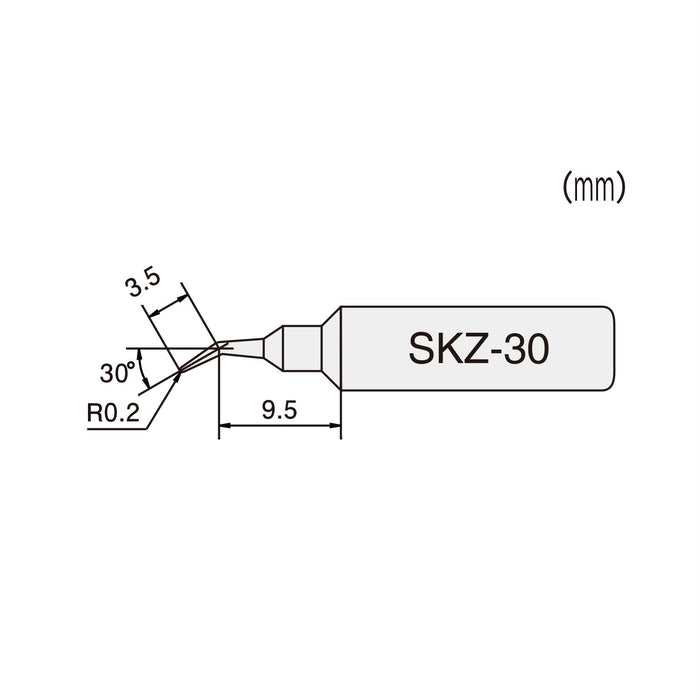 Engineer Brand Skz-30 Performance Soldering Iron Tip Durable and Precise