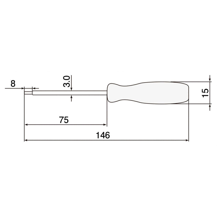 工程师 T4 六角螺丝刀 特殊 Dt-04 螺丝刀工具