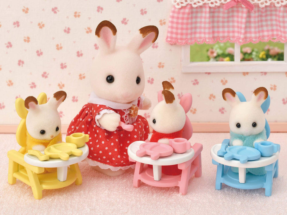 Epoch Sylvanian Families 巧克力兔子玩偶及家具套装