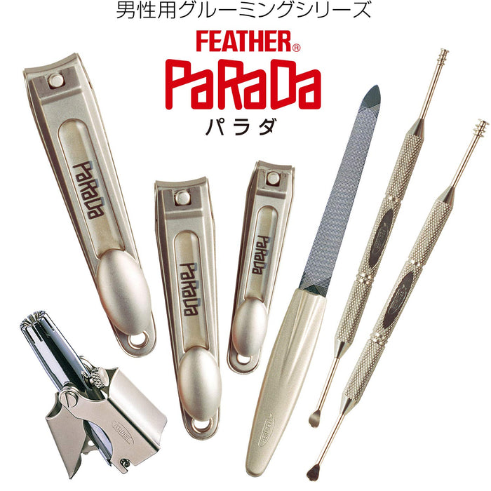 Feather 安全剃须刀 Parada 挖耳勺 L 号盒装版