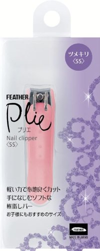 Feather Safety Razor Plié Claw SS for Women - Pink Shatterproof Made in Japan Keeper Included