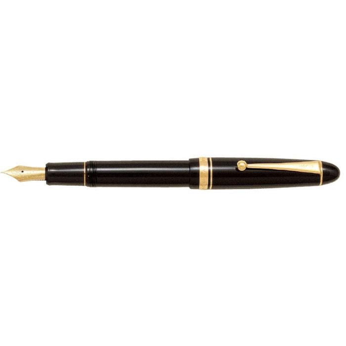 Pilot Custom 742 黑轴钢笔，带中号细笔尖