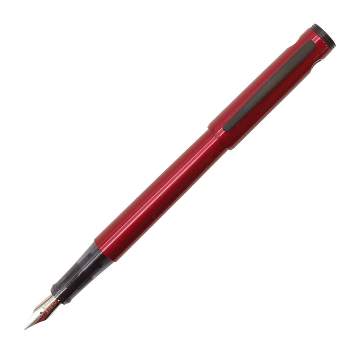 Pilot Active Red Lightive Fountain Pen Lightweight Body Stylish Simple Design Medium Point