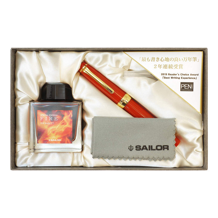 Sailor 鋼筆 Professional Gear Gold Fire 限量版細墨水 10330127