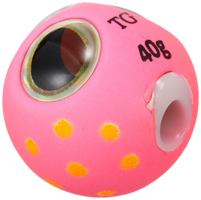 Gamakatsu Sakuragen Tai Rubber Sinker 40G Pink Glow Spot #15