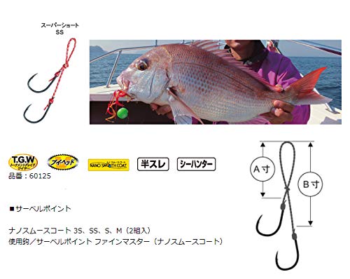 Gamakatsu 螺纹细主短线 F135 S 钩