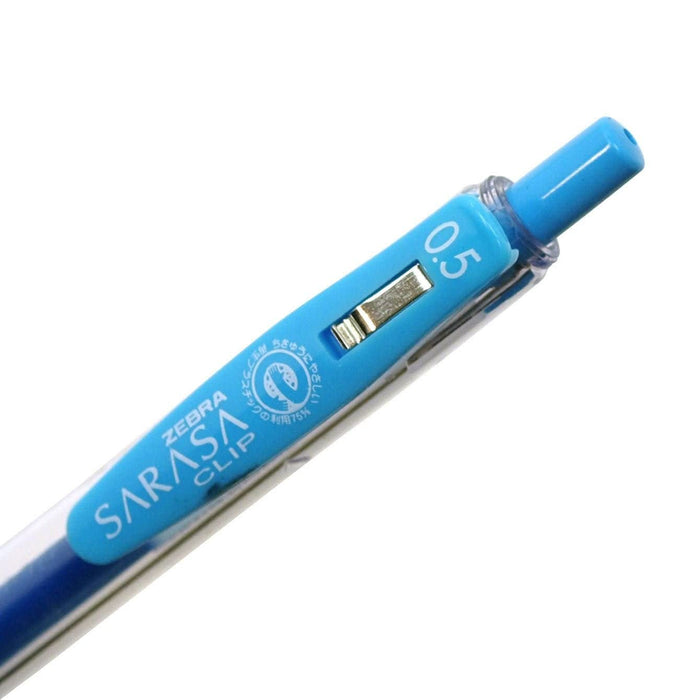 Zebra Sarasa Clip Gel Ballpoint Pen 0.5mm Pale Blue - JJ15-PB