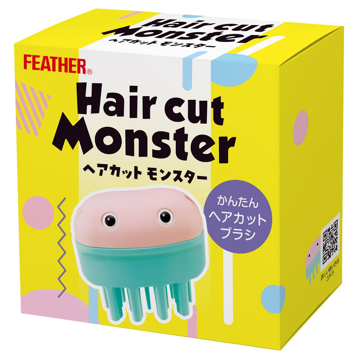 Feather 安全剃须刀 Haircut Monster 简易理发刷 1 件装盒装