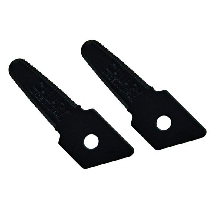 Hasegawa Knives Cardboard Cutter with 2.5cm Fluorine Replacement Blades 2 Pieces Black