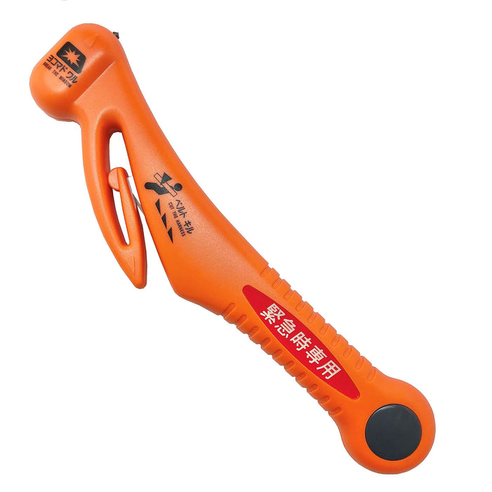 Hasegawa Knives Dt-30 Hammer Rescue Tool - Emergency Escape in Orange