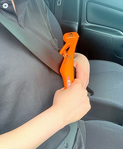 Hasegawa Knives Dt-30 Hammer Rescue Tool - Emergency Escape in Orange