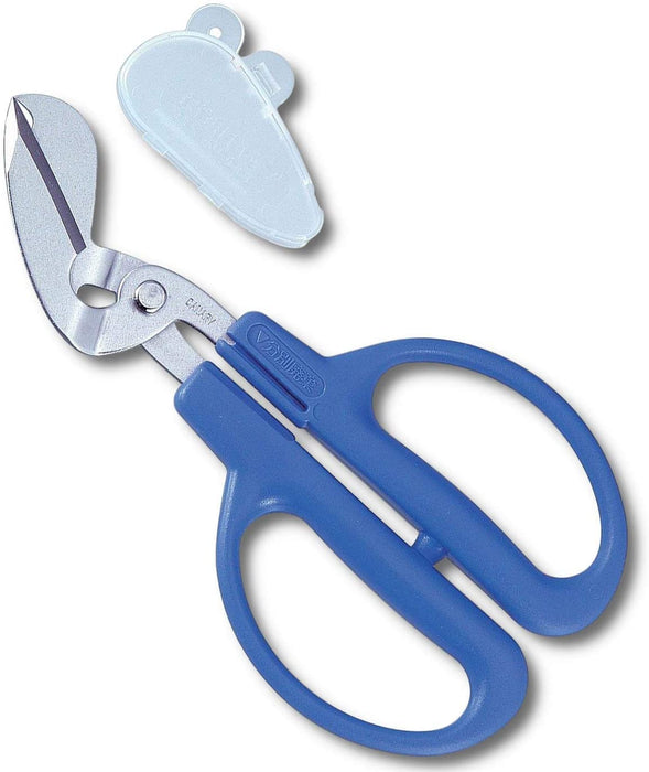 Hasegawa Knives PS-50H Blue Plastic Bottle Scissors 16cm Total Length 3.4cm Blade