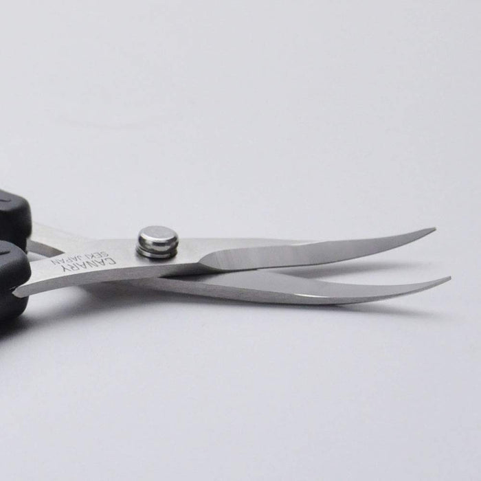 Hasegawa Knives Arm Wrestler Black Curved Blade Scissors Blade Length 3.7cm Total Length 16cm