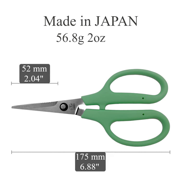 Hasegawa Knives Craft Scissors HT-175 Premium Quality Green