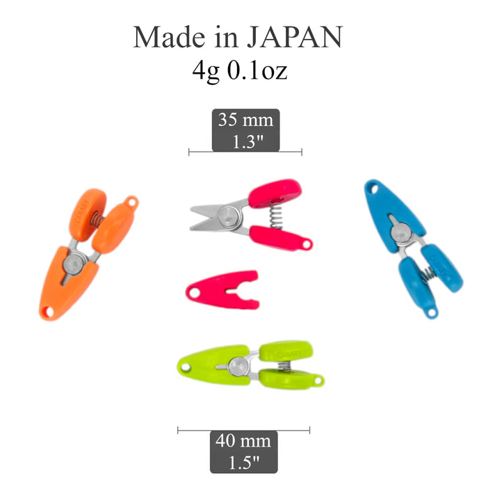 長谷川刀具 橘色微型剪刀 Ca-35Eu 長谷川高級剪刀