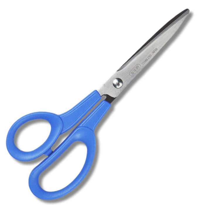 Hasegawa Knives Blue Left-Handed Office Scissors 17cm Total 6.5cm Blade Length