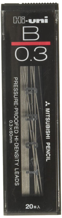 Mitsubishi Pencil Hi-Uni 0.3mm B Grade Refill Core for Precision Writing