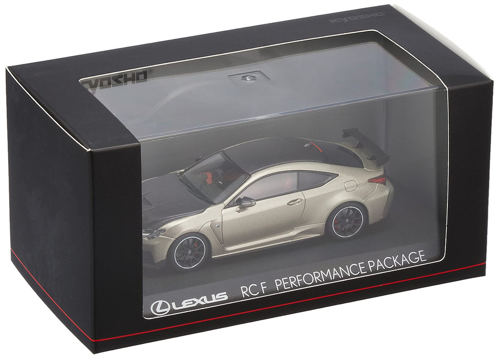 Kyosho 1/43 Lexus RC F Sonic Titanium RH Finished