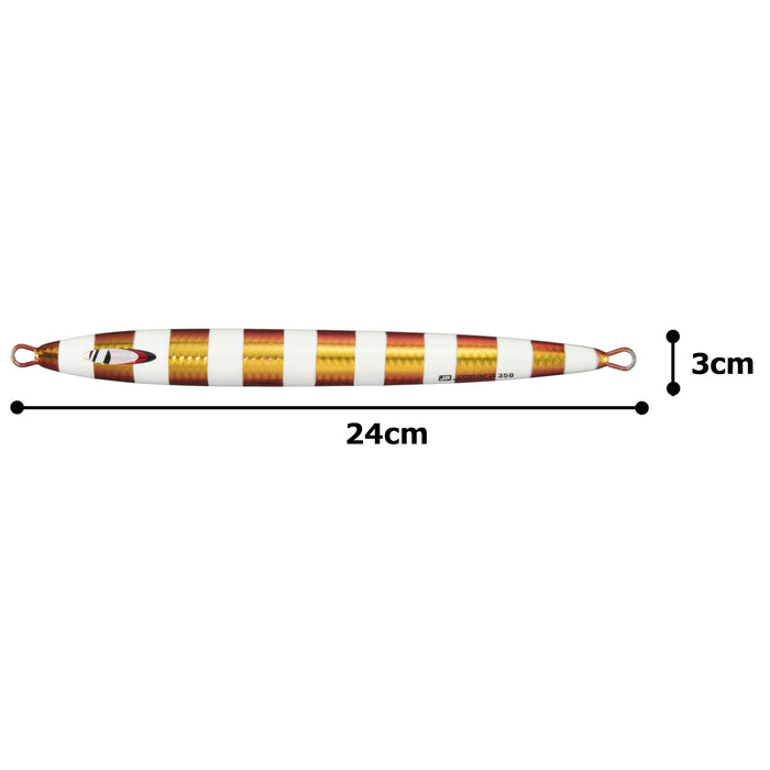 Major Craft Jig Para 垂直長慢速夾具 350G 紅金 Major Craft 魚餌