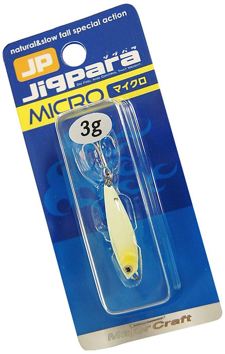 Major Craft Jigpara Micro Lure 3G #19 全发光金属夹具