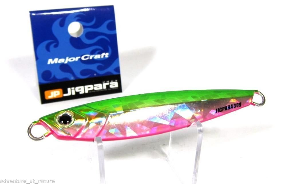 Major Craft Jigpara 半長金屬夾具 40G 綠色背餌