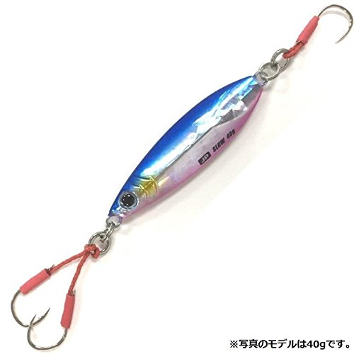 Major Craft 诱饵 Jigpara Shore Slow 型号 20G 蓝色粉色 Jpslow-20