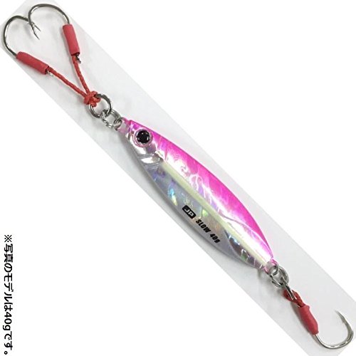 Major Craft Jigpara Shore Slow 30G Glow Pink Lure - Jig Model Jpslow-30