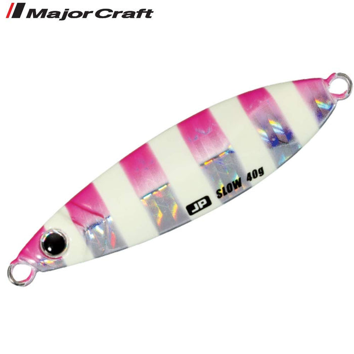 Major Craft Jigpara Slow 50G Metal Jig #26 Zebra Pink Lure