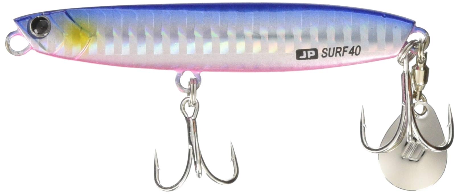 Major Craft Jigpara Surf 28G Blue Pink Lure - Perfect for Saltwater Fishing