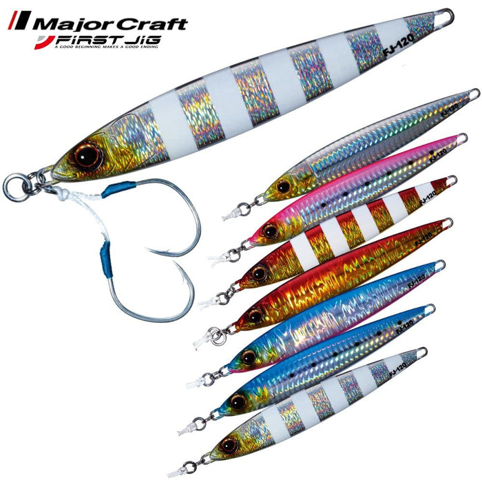 Major Craft 金属夹具 First Jig 120G 蓝粉色诱饵 #4 Fj120