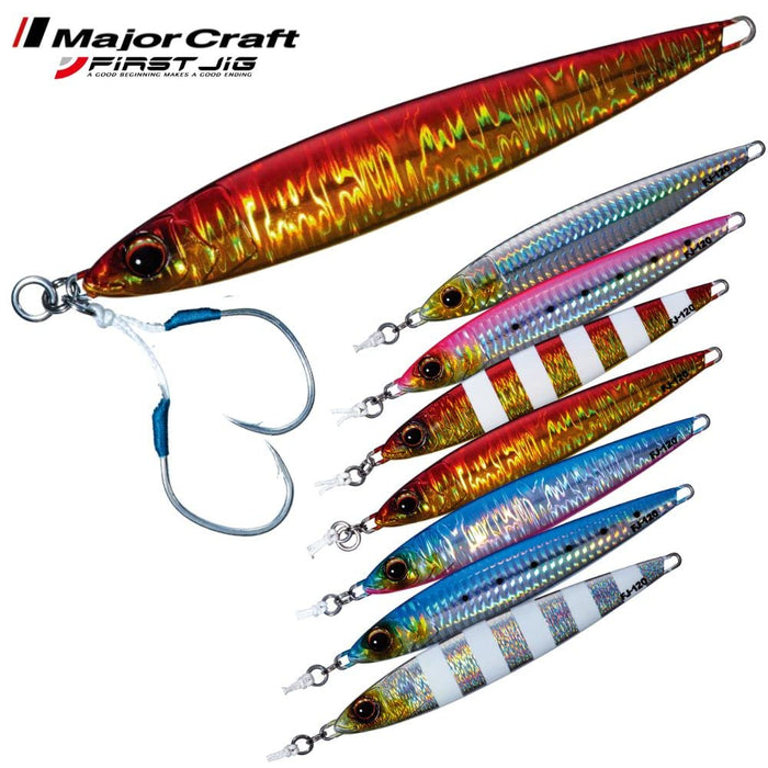 Major Craft Metal Jig First Jig 150G Red Gold - Ideal Lure for Fishing