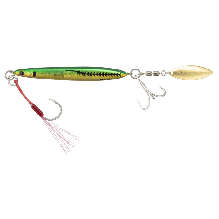 Major Craft Maki Jig Jet 30G Green Gold Horse Mackerel Fishing Lure #79