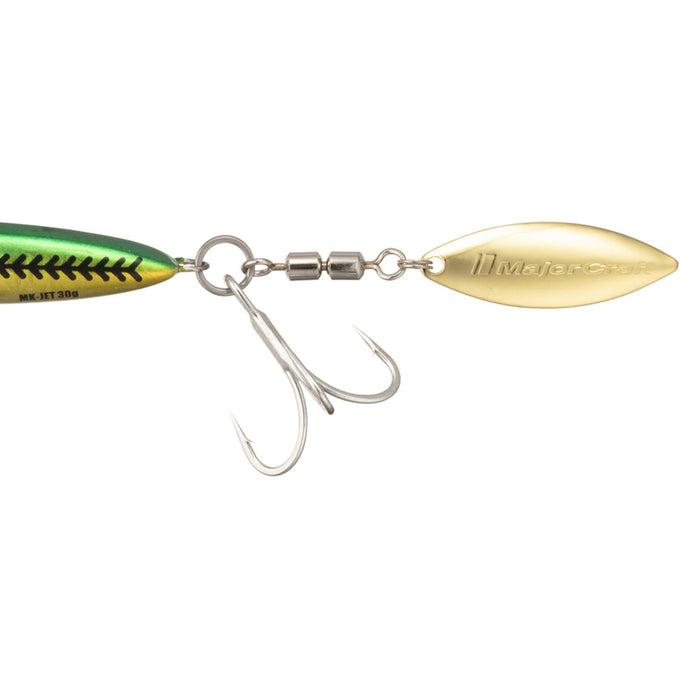 Major Craft Maki Jig Jet 30G Green Gold Horse Mackerel Fishing Lure #79